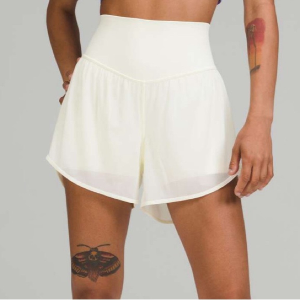Lululemon Nulu and Mesh High-Rise Yoga Short 3.5